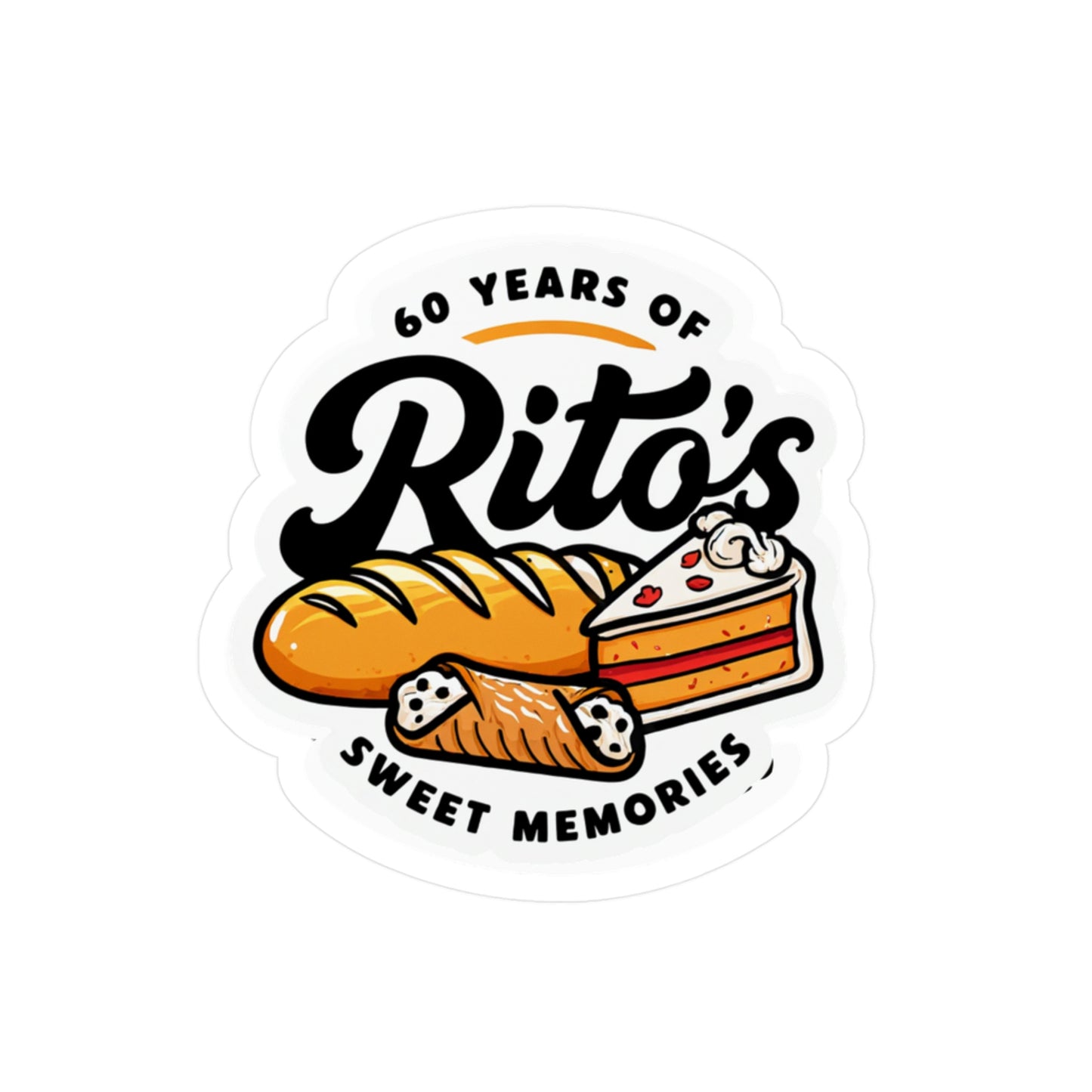 Vinyl Decals - Celebrate 60 Years of Rito's Sweet Memories